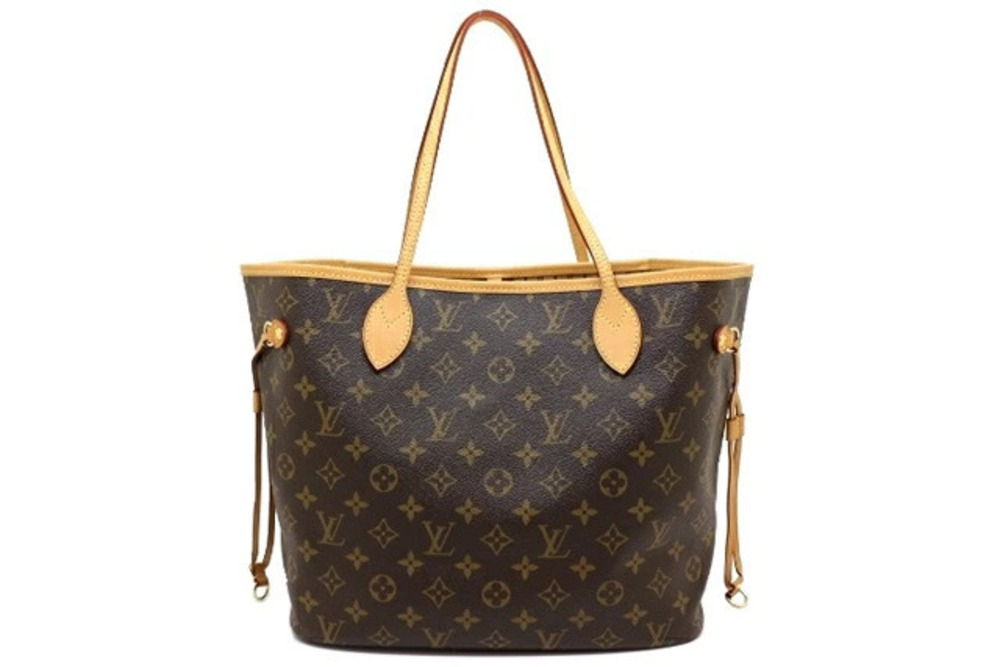 LOUIS VUITTON LV Neverfull Tote Bag Monogram Beige Cream